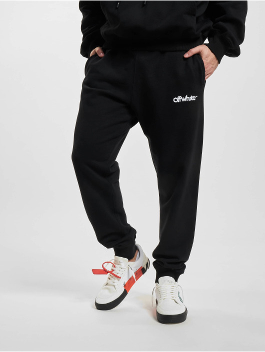 Off-White Joggingbyxor Chunky Logo Cuffed Slim svart