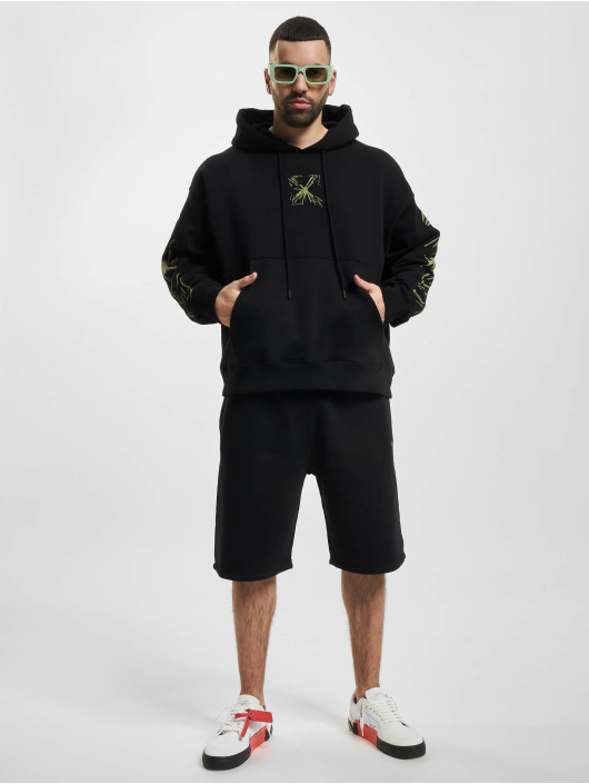 Off-White Shorts Splash Arr Skate nero