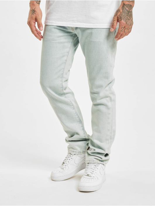 Off-White Slim Fit Jeans Diagonal Stripe blå