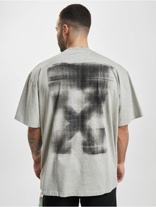 Off-White T-shirt Jumbo Arrow Over grigio