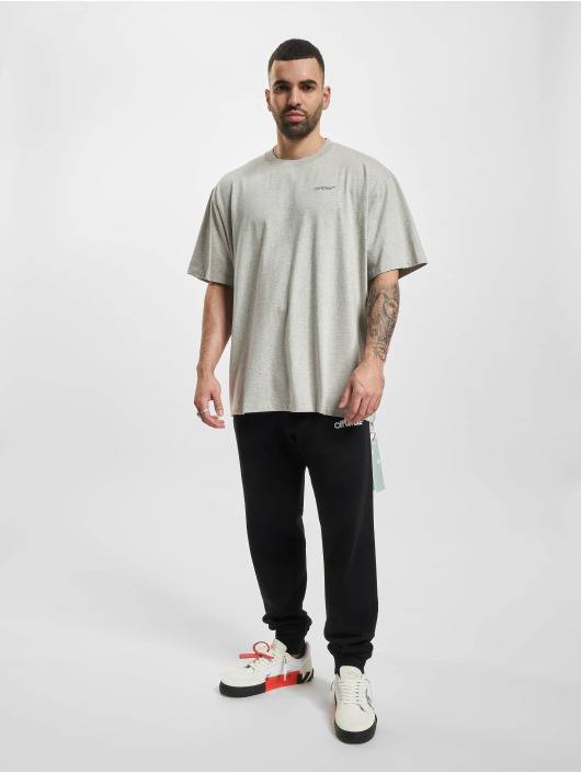 Off-White T-shirt Jumbo Arrow Over grigio