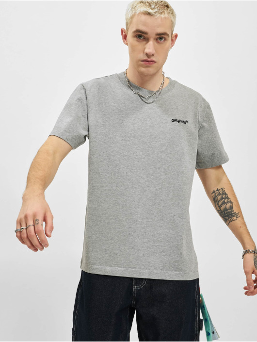 Off-White T-Shirt For All Slim S/S gris
