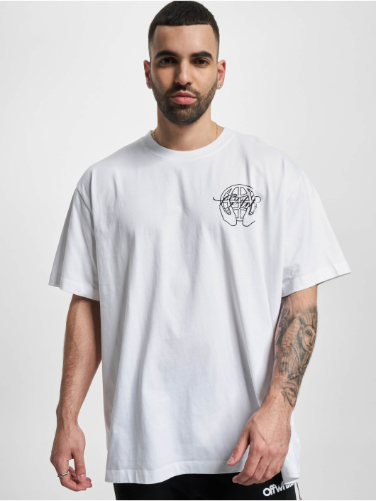Off-White Trika Hand Over Arrow bílý