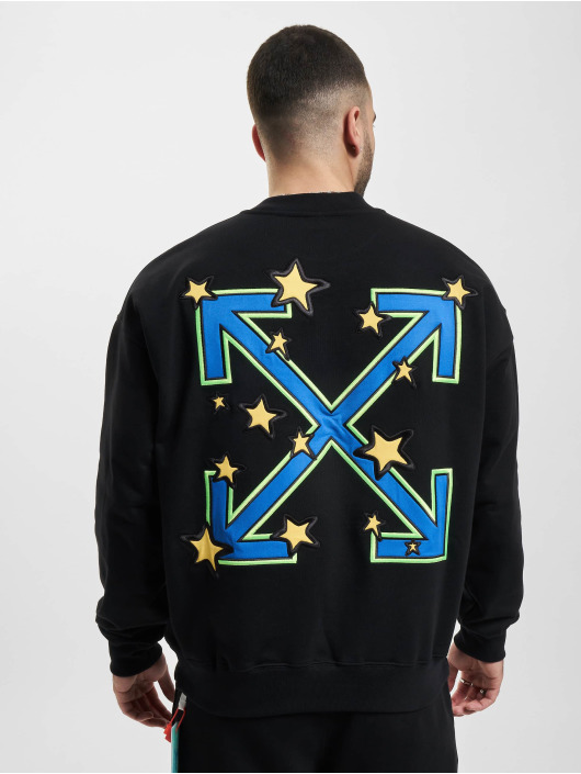 Off-White trui Arrow Stars Skate zwart