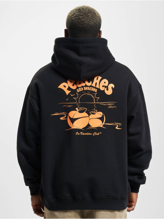 On Vacation Hoodie Peaches And Beaches black