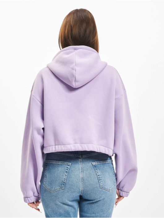 On Vacation Hoodies con zip Ladies Calligraphy Cropped viola