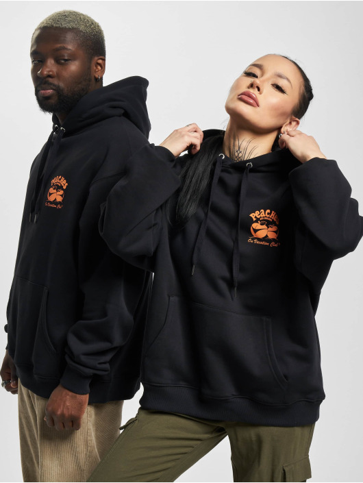 On Vacation Hoody Peaches And Beaches schwarz