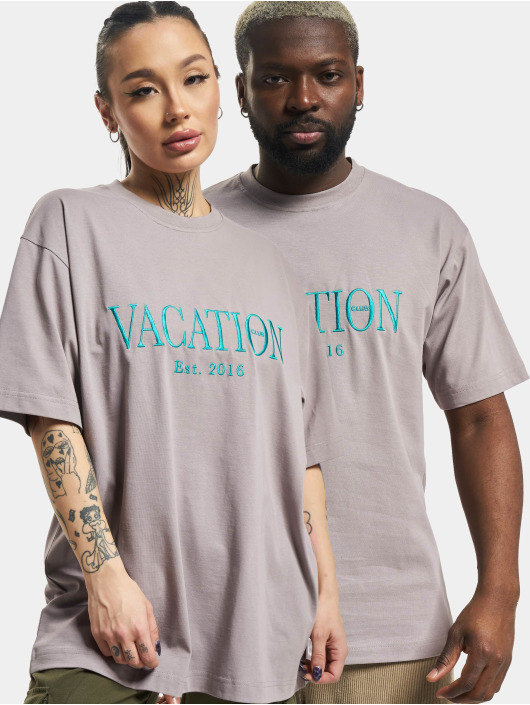 On Vacation T-Shirt Classic Logo in beige