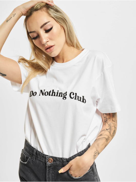 On Vacation T-Shirt Bubbly Do Nothing Club blanc
