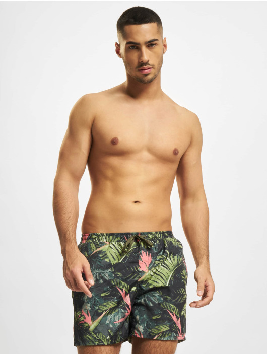 Only & Sons Badeshorts Ted Flora Swim oliven