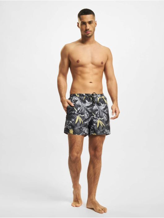 Only & Sons Badeshorts Ted Flora svart