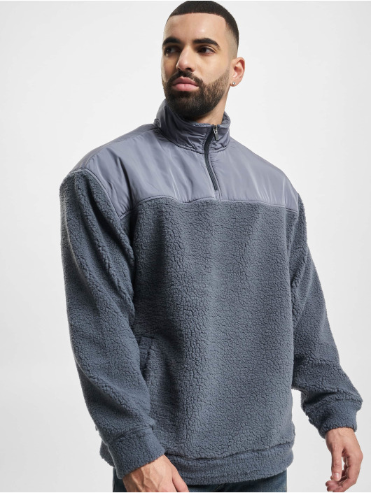 Only & Sons Pullover Remy 1/4 Zip blue