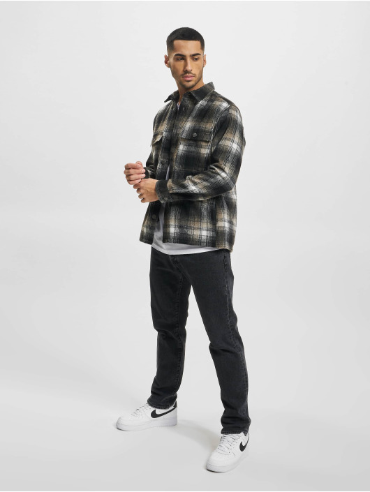 Only & Sons Shirt Baz Brush Check grey