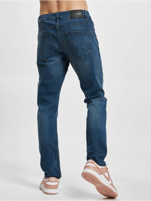 Only & Sons Slim Fit Jeans Sloom blauw