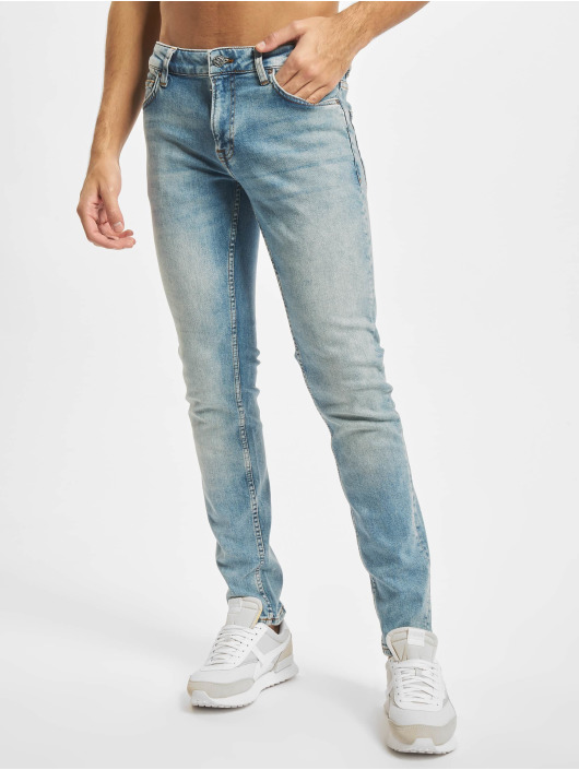 Only & Sons Slim Fit Jeans Loom Wash modrý
