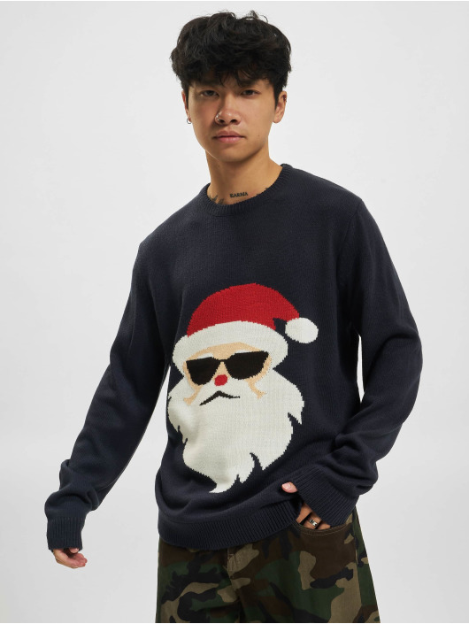 Only & Sons Sweat & Pull Xmas Funny Crew Knit bleu