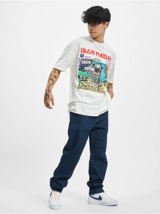 Only & Sons T-Shirt Iron Maiden blanc