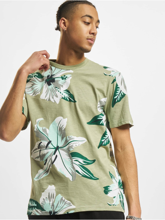 Only & Sons T-Shirt Klop Reg Ss Floral olive