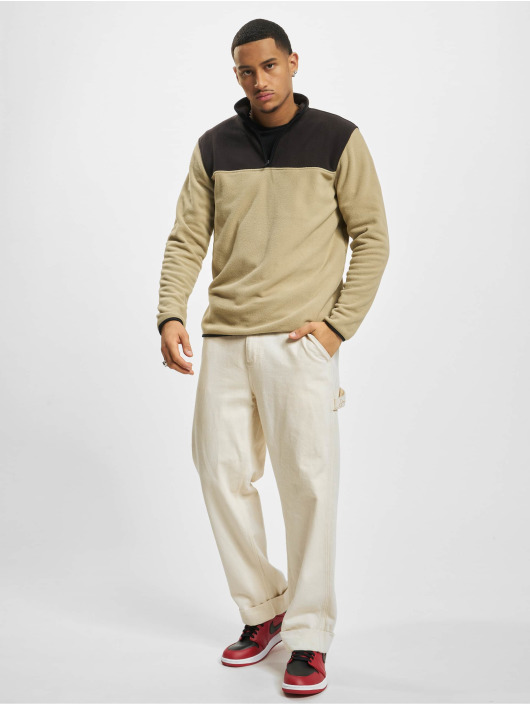 Only & Sons Trøjer Nikolai High Neck 1/4 Zip beige