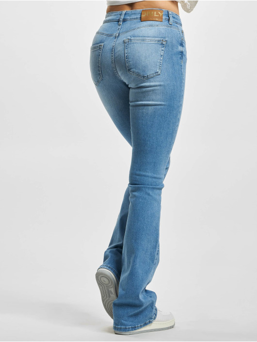 Only Bootcut jeans Onlblush Life Mid Flared Bootcut Jeans Light blå