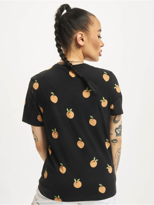 Only Camiseta Kimmy Peach negro