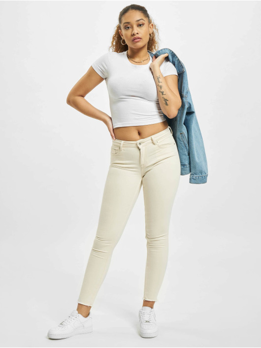 Only Jean skinny onlBlush Mid Ankle Raw BB DOT019 beige