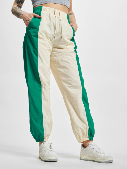 Only Pantalon chino Onljose Colorblock Spring vert