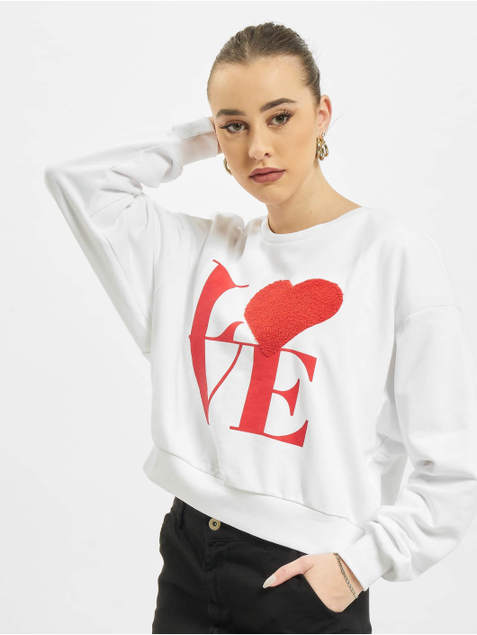 Only Pullover onlLove Life weiß