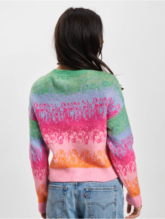 Only Puserot Gita O Neck Knit purpuranpunainen