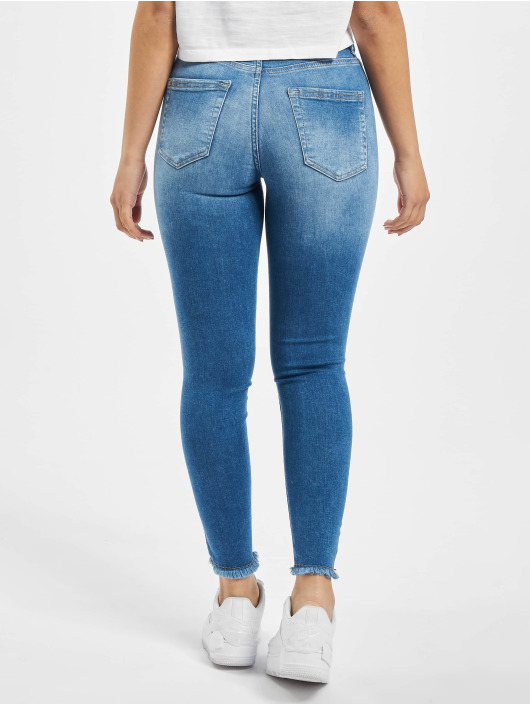Only Skinny Jeans onlBlush Life Mid Ankle Raw Noos blue