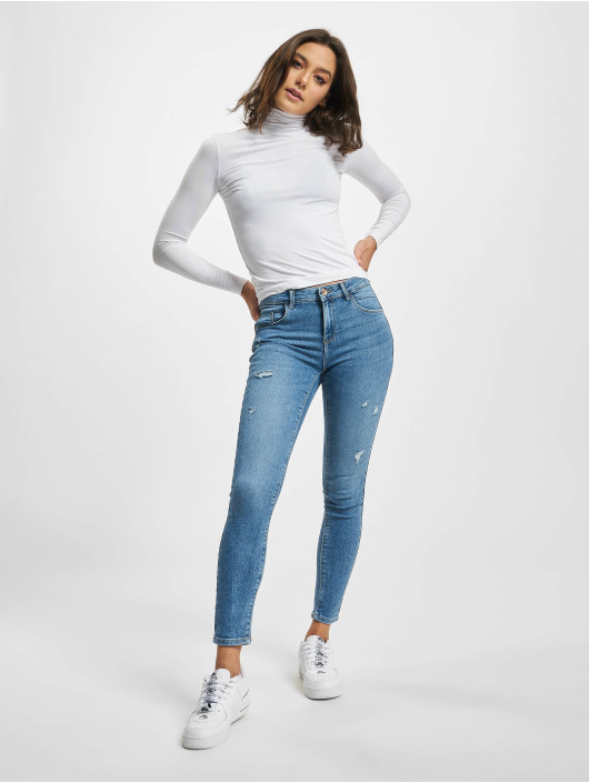 Only Slim Fit Jeans Daisy blå