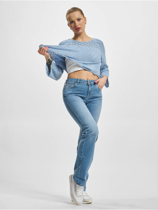 Only Straight Fit Jeans Alicia Straight Fit modrý