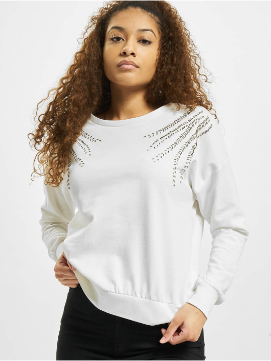 Only Sweat & Pull onlLuxi Life Leaf blanc