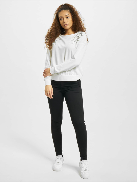 Only Sweat & Pull onlLuxi Life Leaf blanc