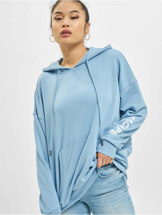 Only Sweat capuche onlTenna Life Oversize bleu