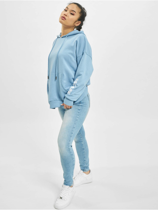Only Sweat capuche onlTenna Life Oversize bleu