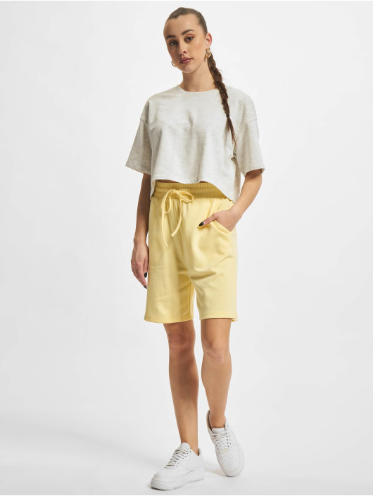 Only T-Shirt Soft Cropped beige