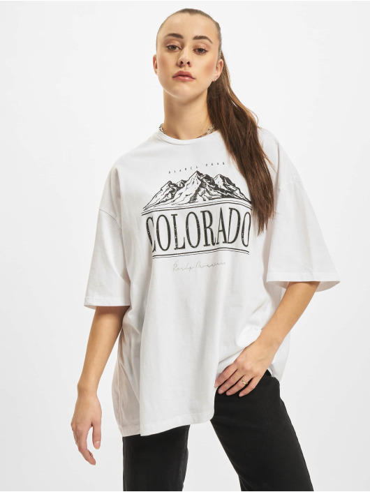 Only T-Shirt Onllucy Oversized blanc