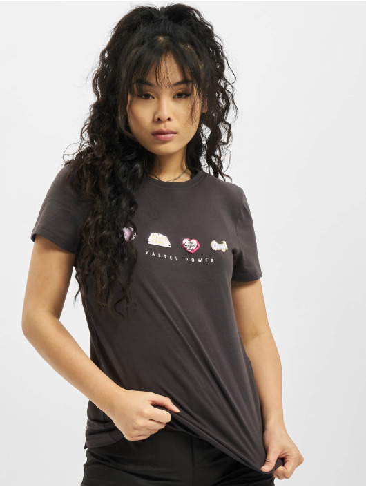 Only T-Shirt onlKita Life Reg Badges Box gris