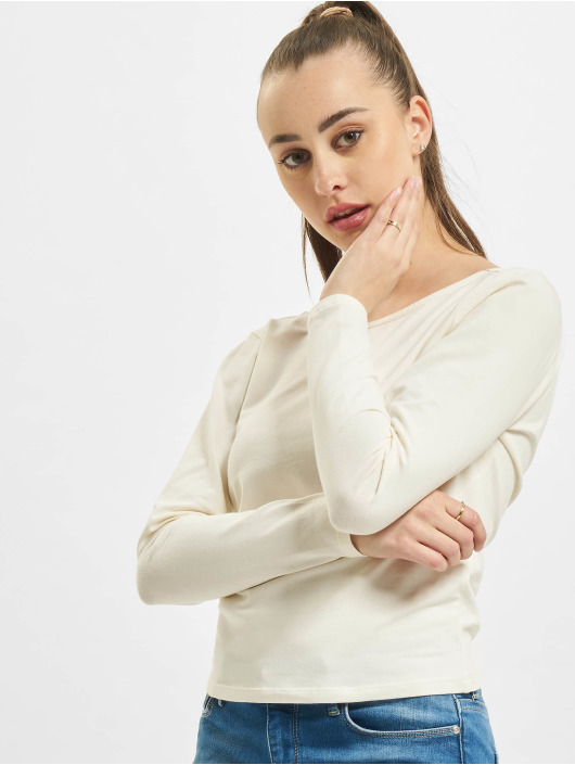 Only T-Shirt manches longues onlNiff Life Open Back blanc