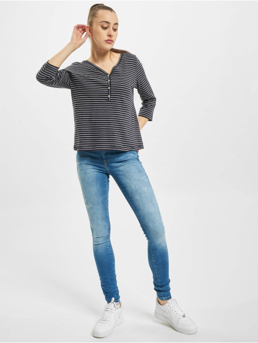 Only T-Shirt manches longues onlMary Life 3/4 bleu