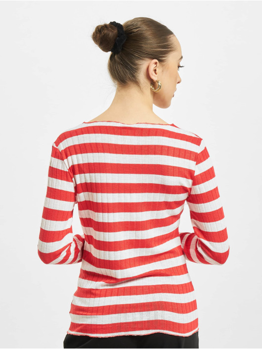Only T-Shirt manches longues onlKally Rib rouge