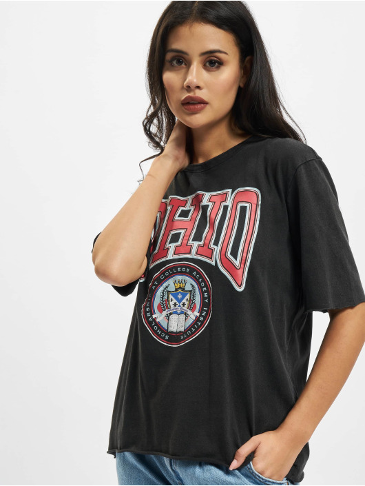 Only T-Shirt Lucy Boxy University noir