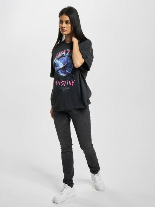 Only T-Shirt Lucy Oversize Wolf noir