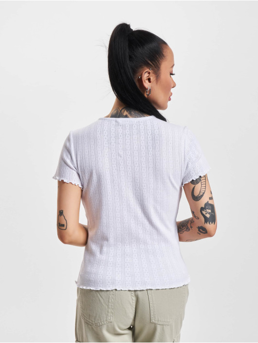 Only T-Shirt Carlotta weiß