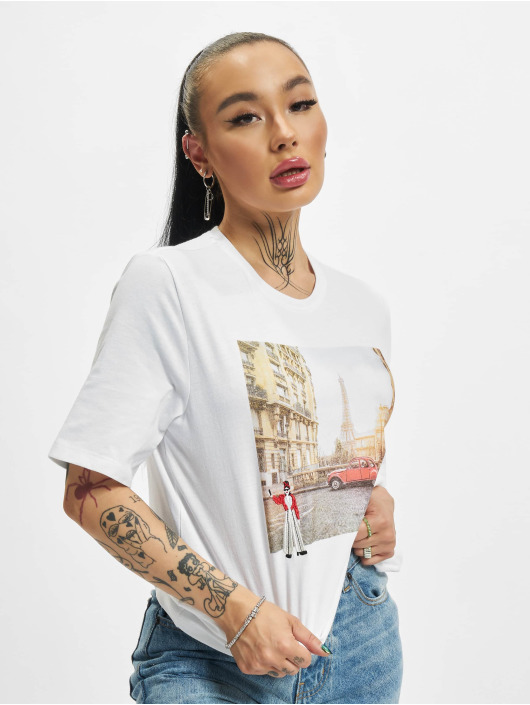Only T-shirts Kimley City Girl hvid