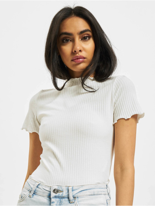 Only T-Shirty onlEmma Highneck bialy