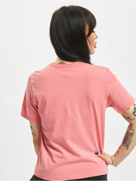 Only T-Shirty Lucy Reg Palms Knot Boxy pink