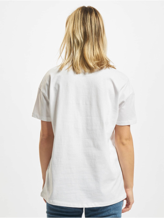 Only T-skjorter Lipa Oversize Art hvit