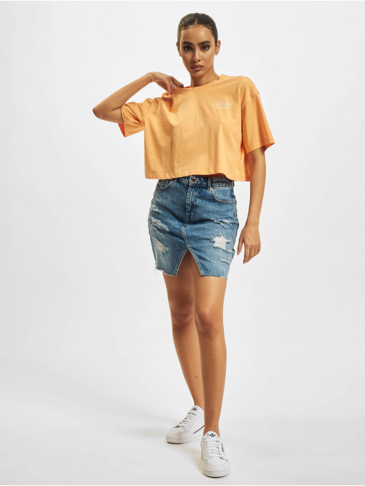 Only Top May Y Cropped naranja